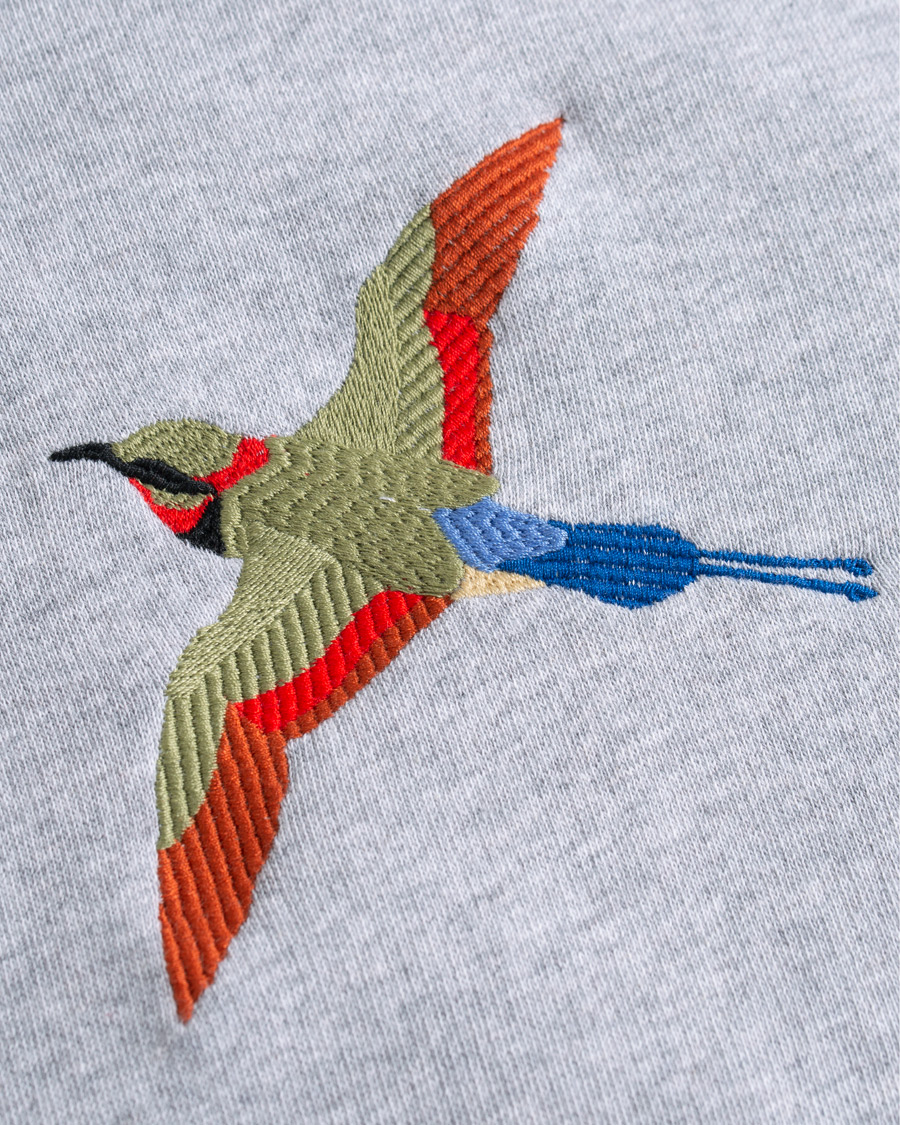 Herre | Trøjer | Axel Arigato | Bird Hoodie Pale Grey Melange
