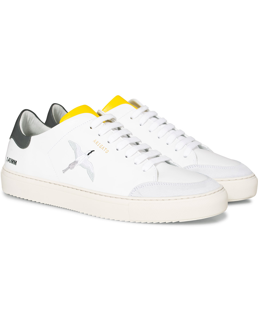 Herre | Axel Arigato Clean 90 Triple Bird Sneaker White/Yellow/Grey | Axel Arigato | Clean 90 Triple Bird Sneaker White/Yellow/Grey