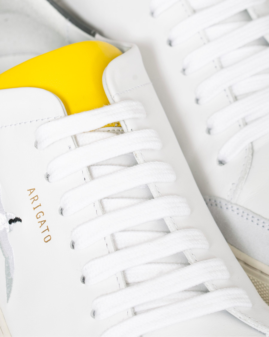 Herre | Axel Arigato Clean 90 Triple Bird Sneaker White/Yellow/Grey | Axel Arigato | Clean 90 Triple Bird Sneaker White/Yellow/Grey