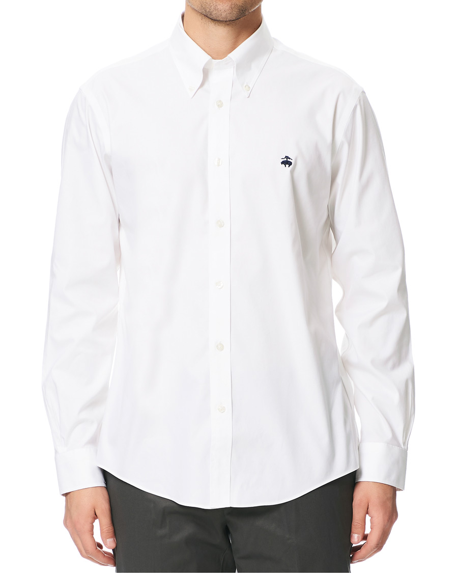 Herre | Skjorter | Brooks Brothers | Regent Fit Non Iron Button Down Shirt White