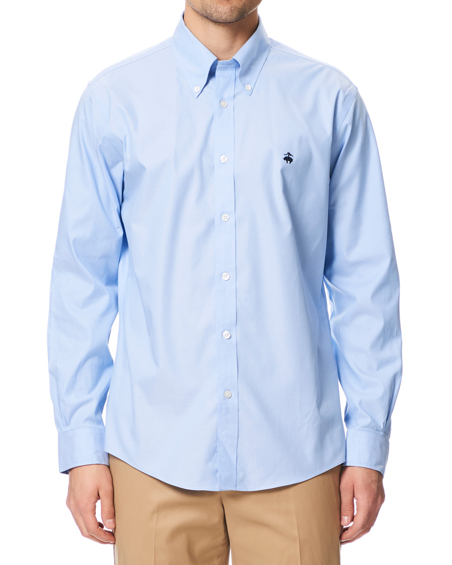 Herre | Skjorter | Brooks Brothers | Regent Fit Button Down Sport Shirt Light Blue