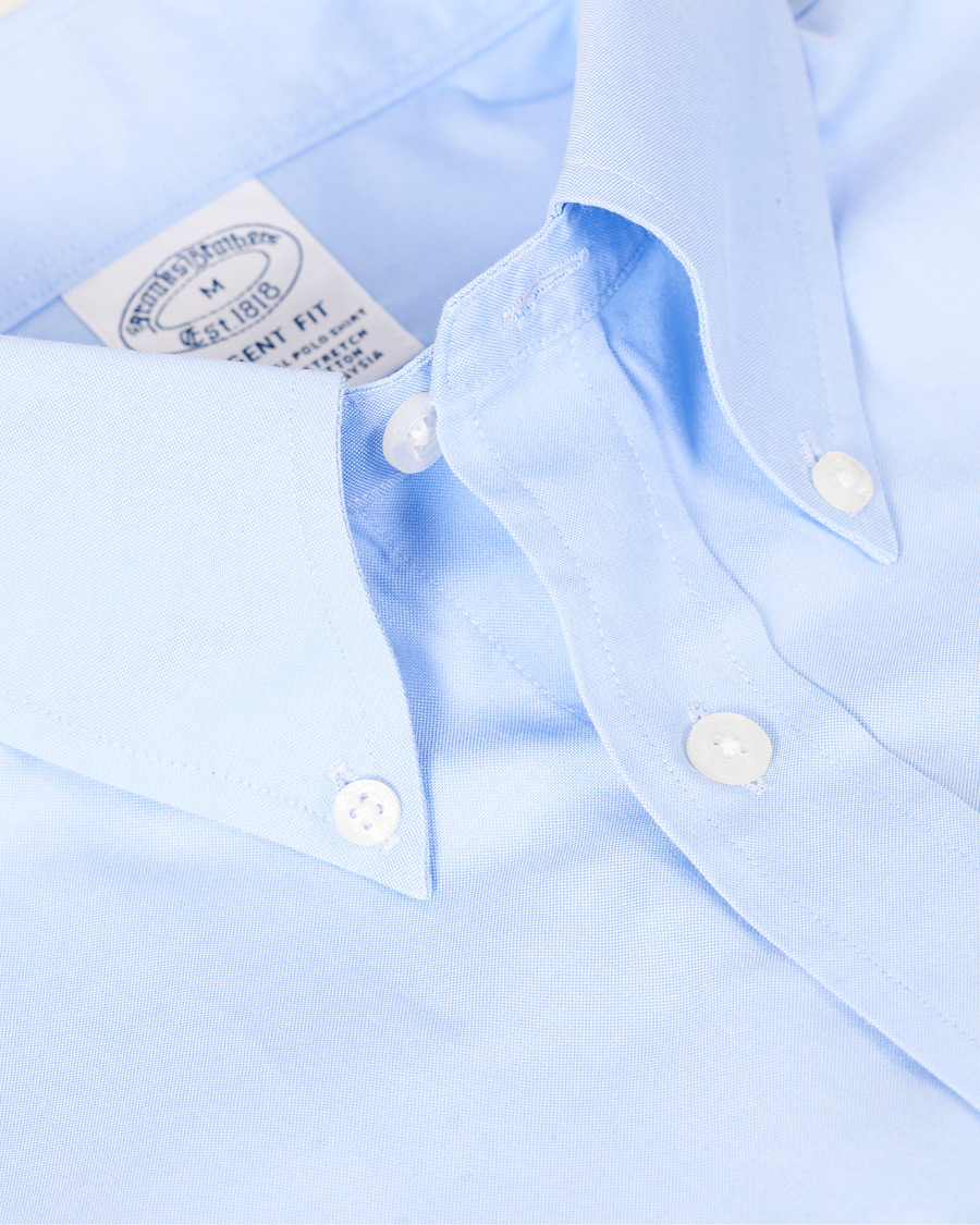 Herre | Skjorter | Brooks Brothers | Regent Fit Button Down Sport Shirt Light Blue
