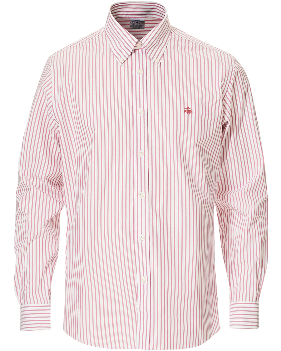 Herre | Skjorter | Brooks Brothers | Regent Fit Non Iron Sport Button Down Shirt Red