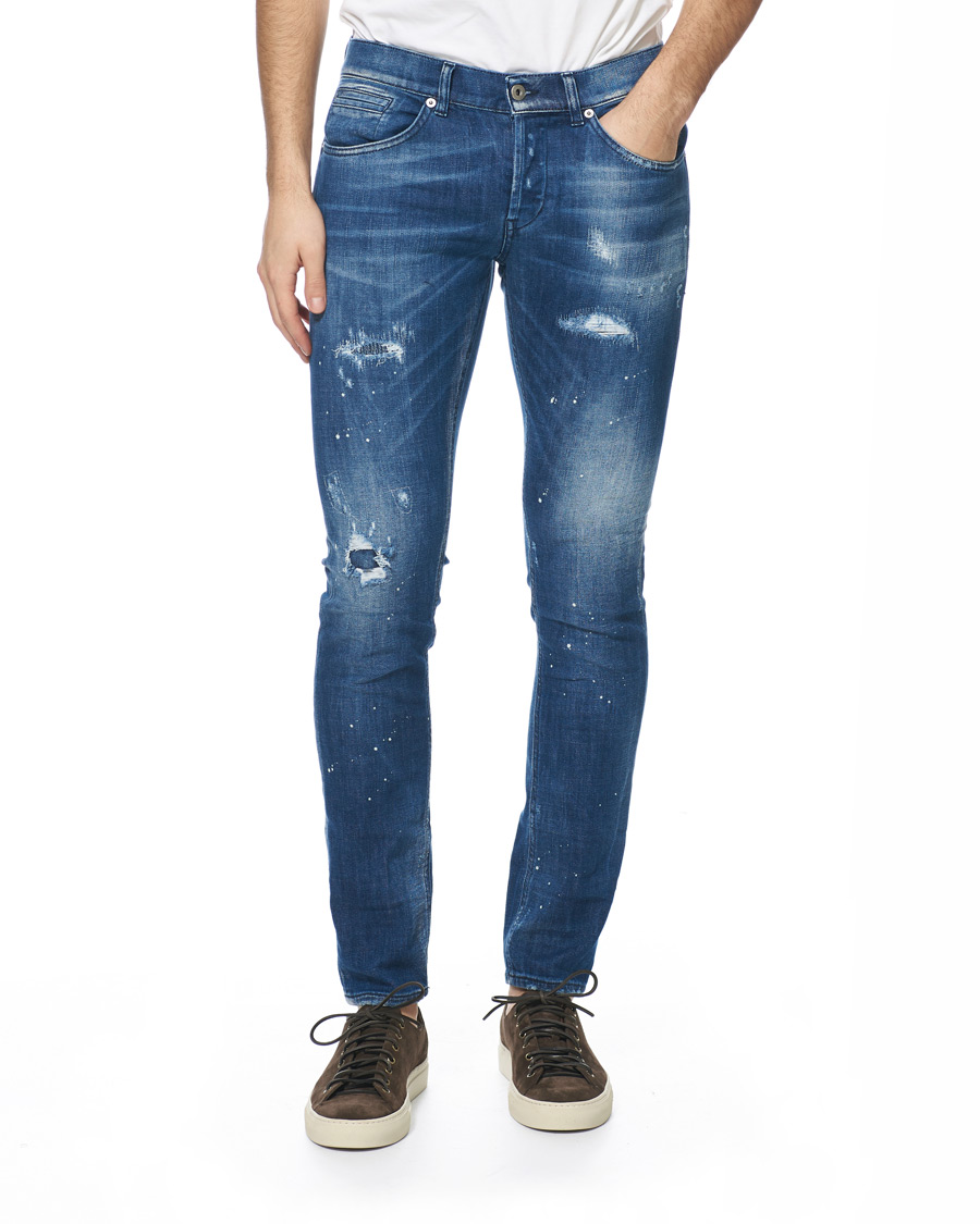 Herre | Jeans | Dondup | George Jeans Destroyed Blue