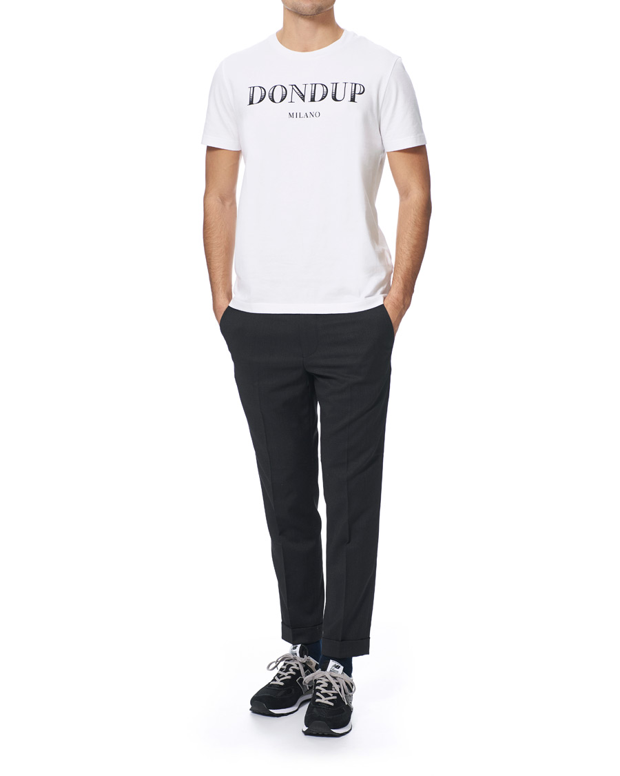 Herre | T-Shirts | Dondup | T-Shirt Logo White