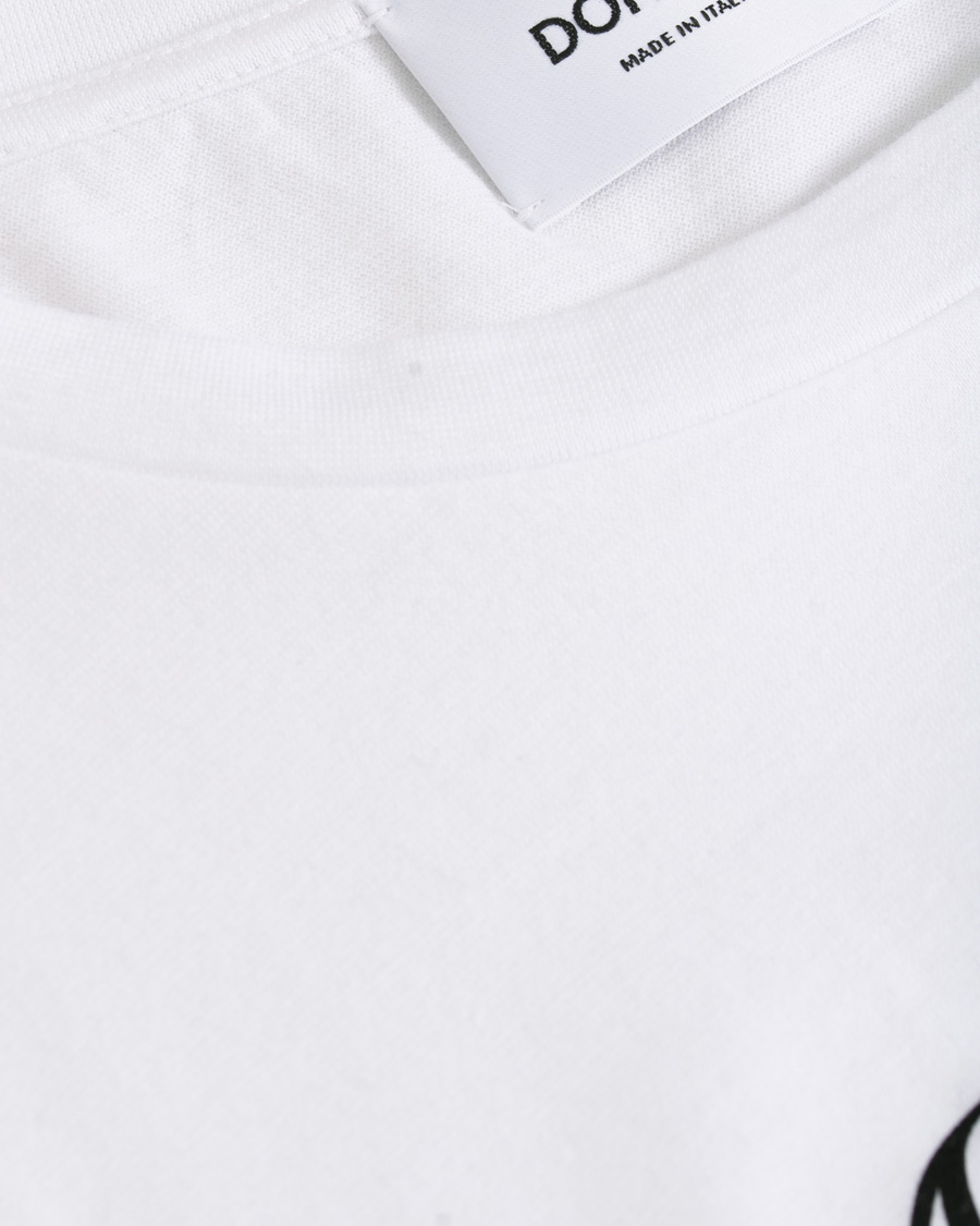 Herre | T-Shirts | Dondup | T-Shirt Logo White