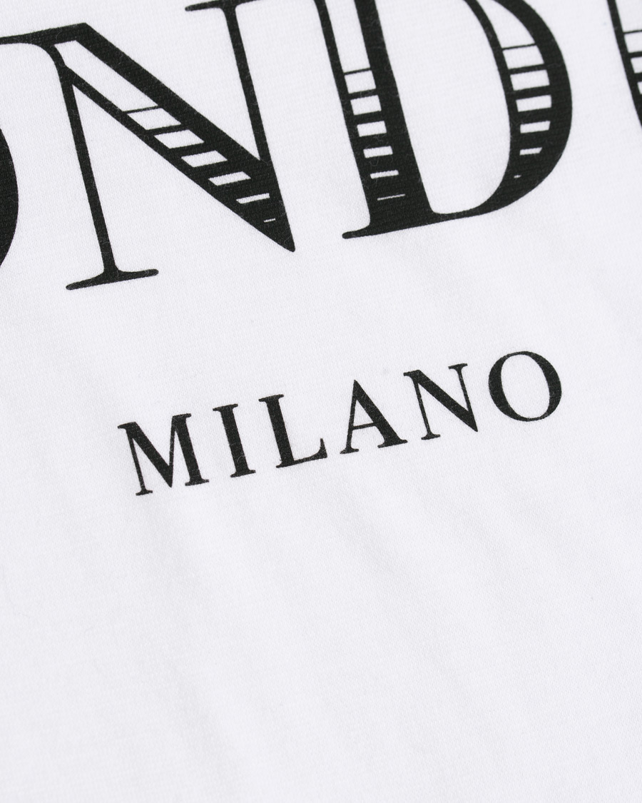 Herre | T-Shirts | Dondup | T-Shirt Logo White