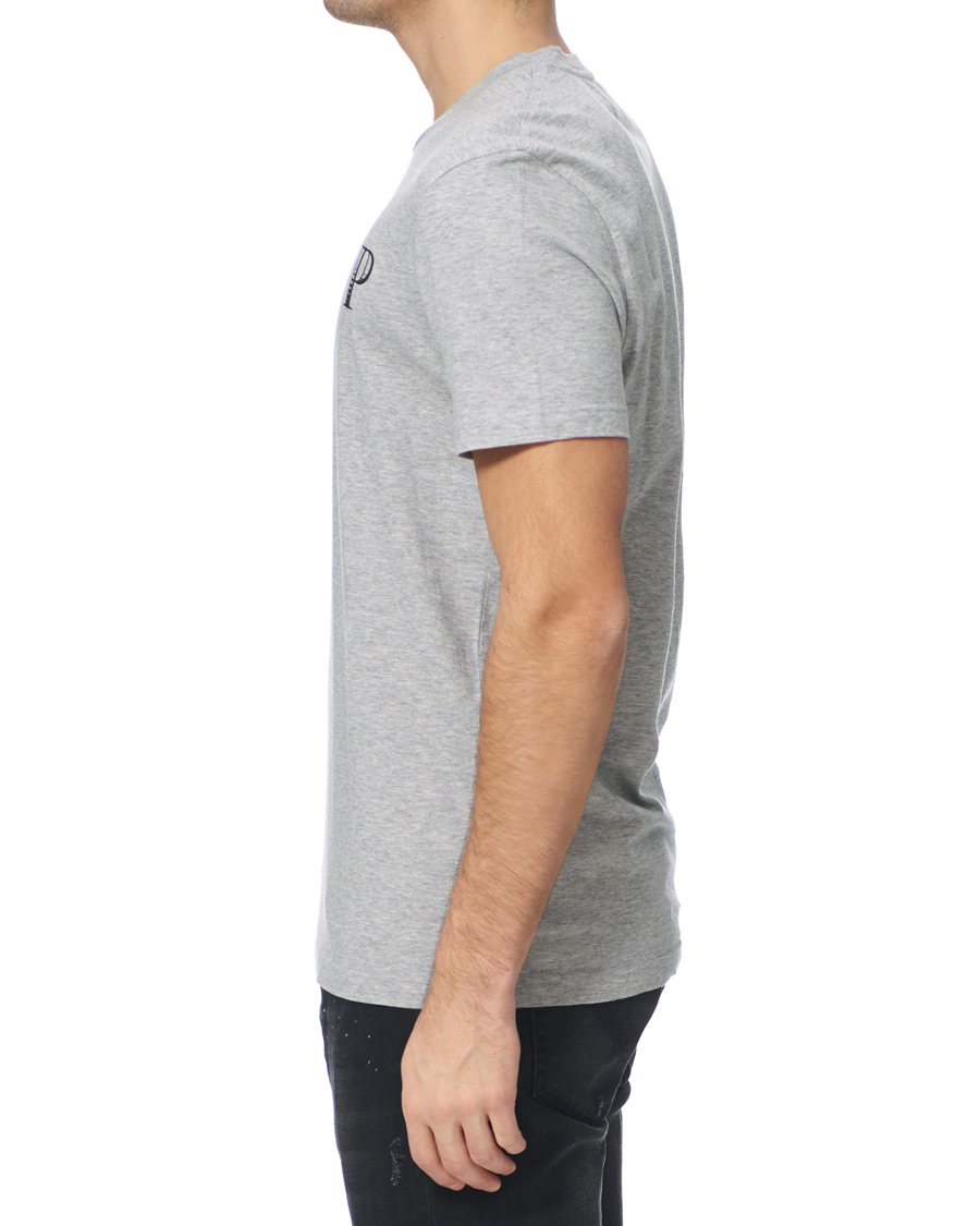 Herre | T-Shirts | Dondup | T-Shirt Logo Heather Grey