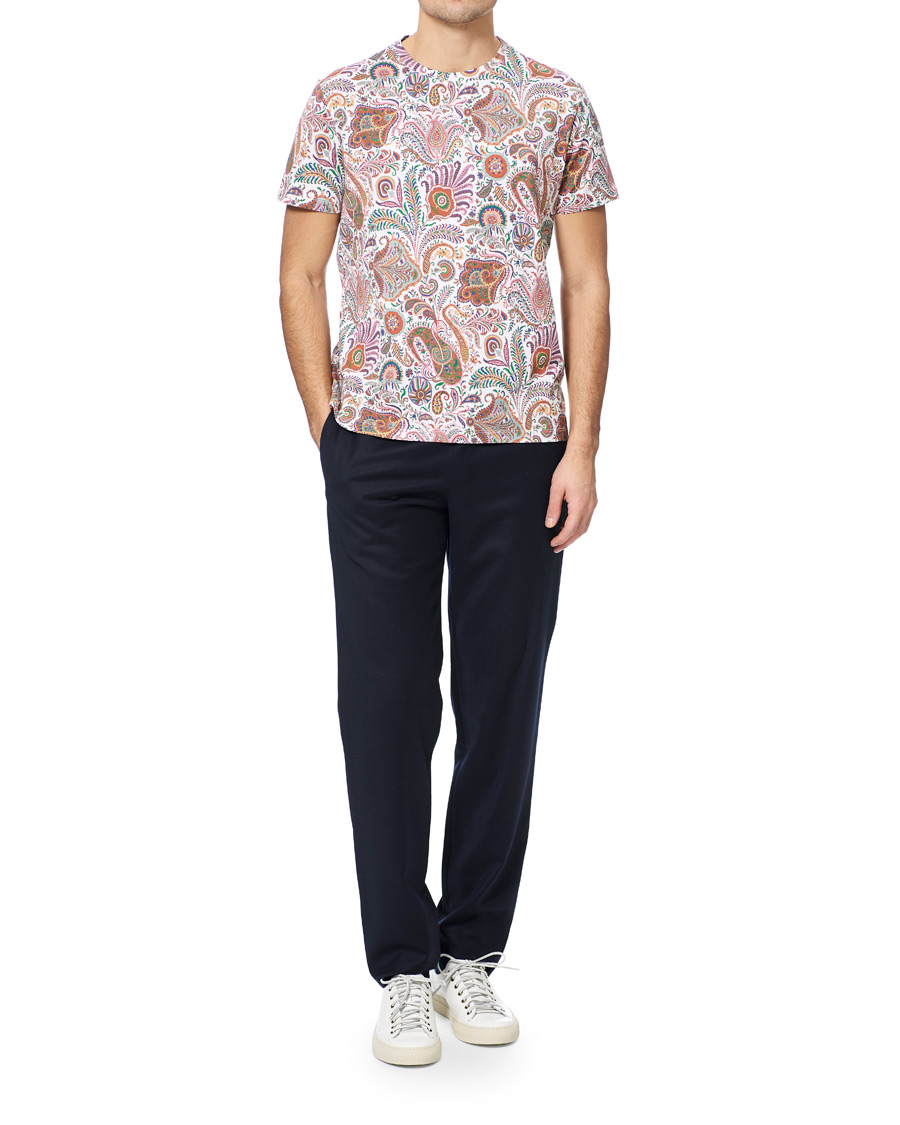 Herre | T-Shirts | Etro | Short Sleeve Paisley T-Shirt White