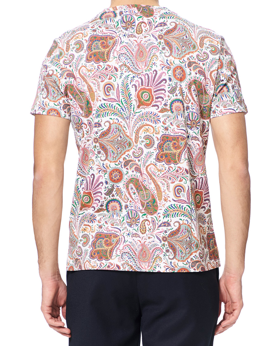 Herre | T-Shirts | Etro | Short Sleeve Paisley T-Shirt White