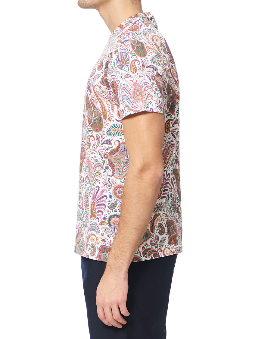 Herre | T-Shirts | Etro | Short Sleeve Paisley T-Shirt White