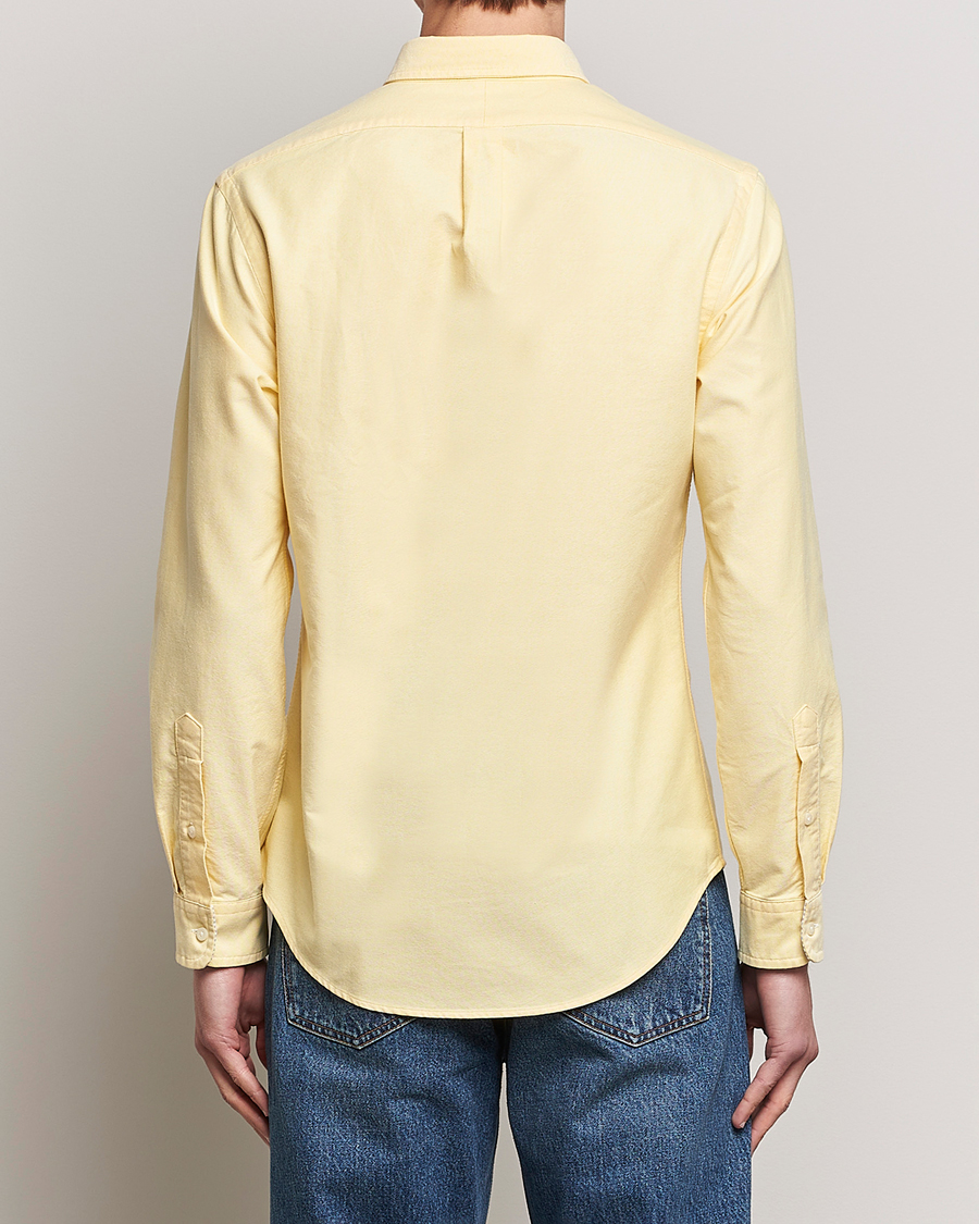 Herre | Skjorter | Polo Ralph Lauren | Slim Fit Oxford Button Down Shirt Yellow Oxford