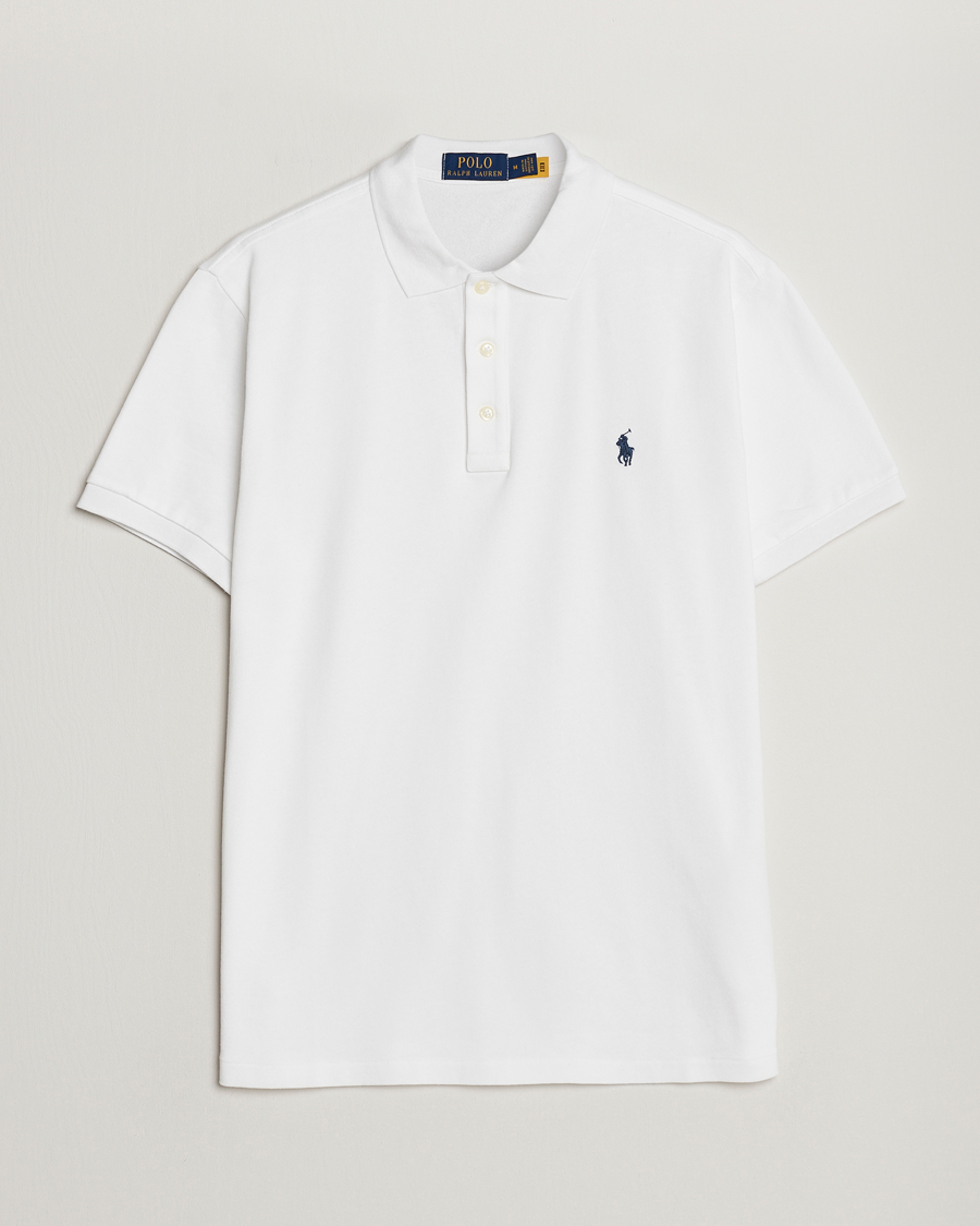 Herre | Polotrøjer | Polo Ralph Lauren | Custom Fit Spa Terry Polo White