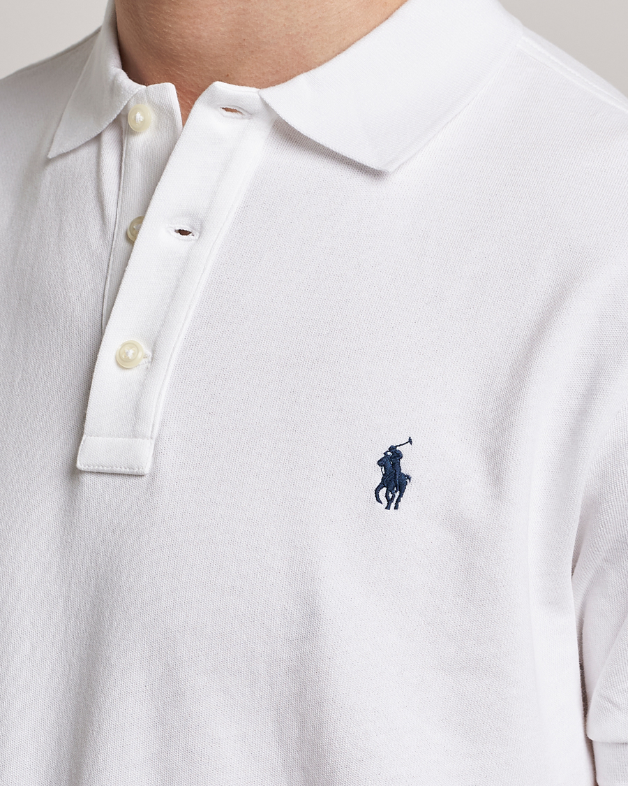 Herre | Polotrøjer | Polo Ralph Lauren | Custom Fit Spa Terry Polo White