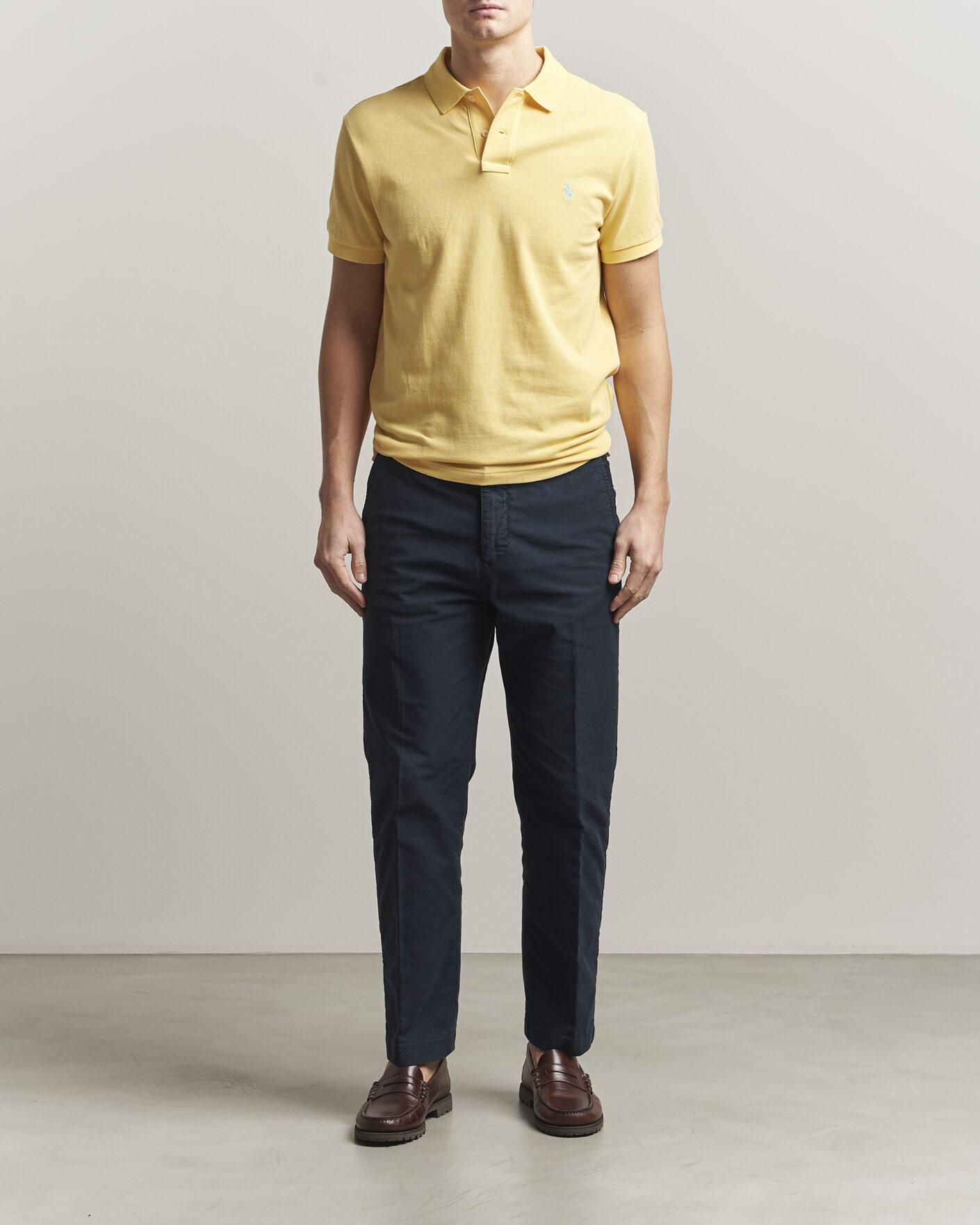 Herre | Polotrøjer | Polo Ralph Lauren | Slim Fit Polo Empire Yellow