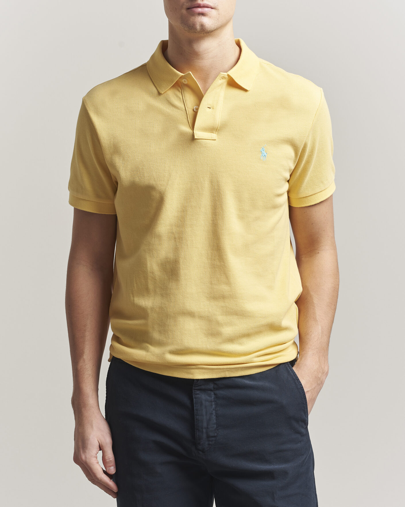 Herre | Polotrøjer | Polo Ralph Lauren | Slim Fit Polo Empire Yellow