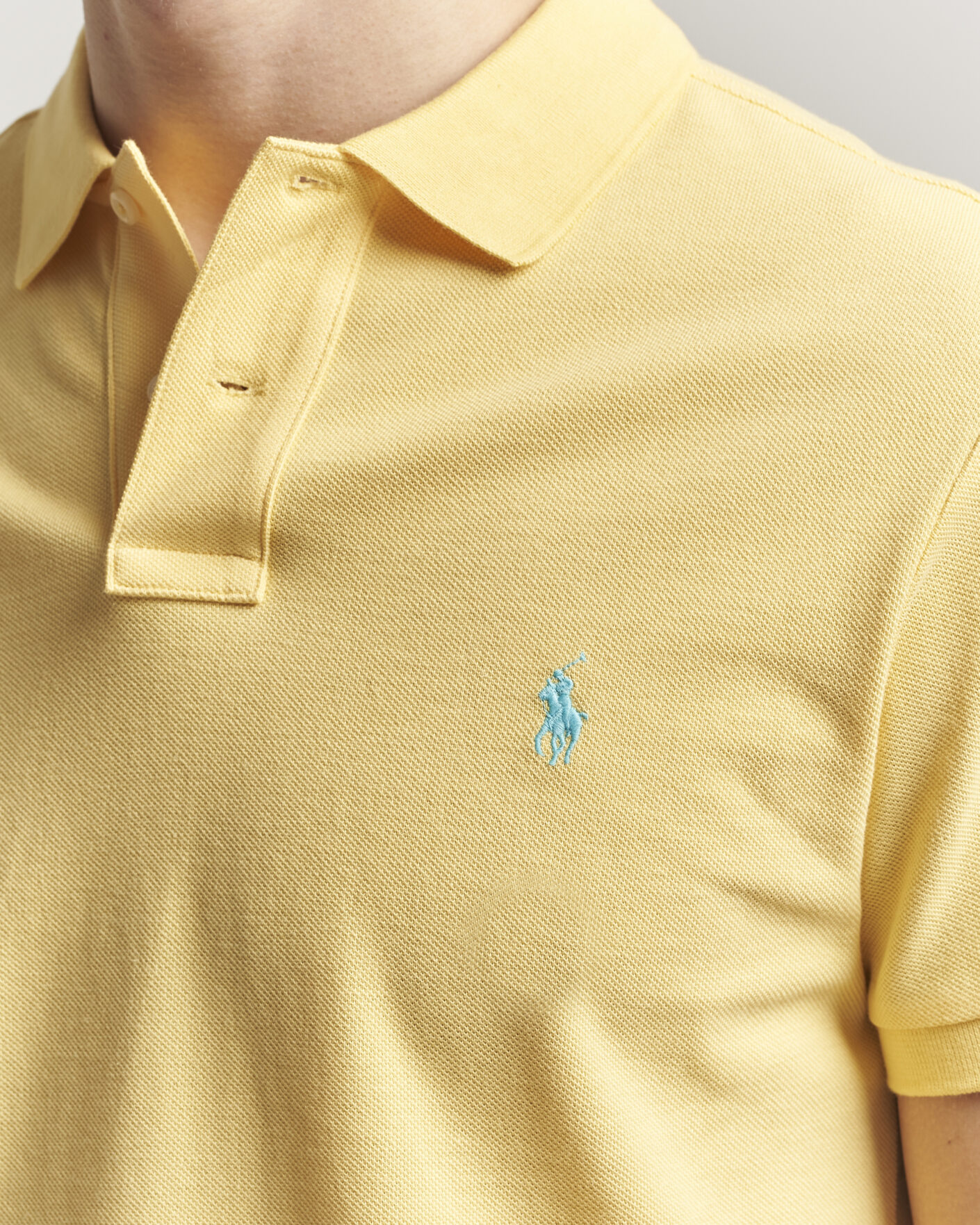 Herre | Polotrøjer | Polo Ralph Lauren | Slim Fit Polo Empire Yellow