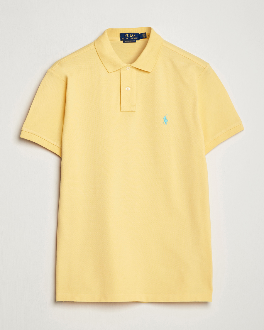 Herre | Polotrøjer | Polo Ralph Lauren | Custom Slim Fit Polo Corn Yellow