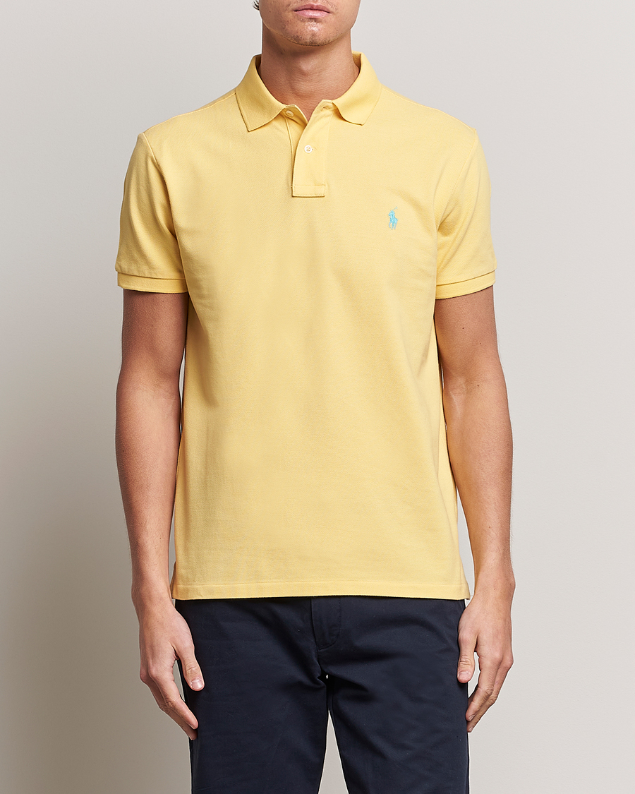 Herre | Polotrøjer | Polo Ralph Lauren | Custom Slim Fit Polo Corn Yellow