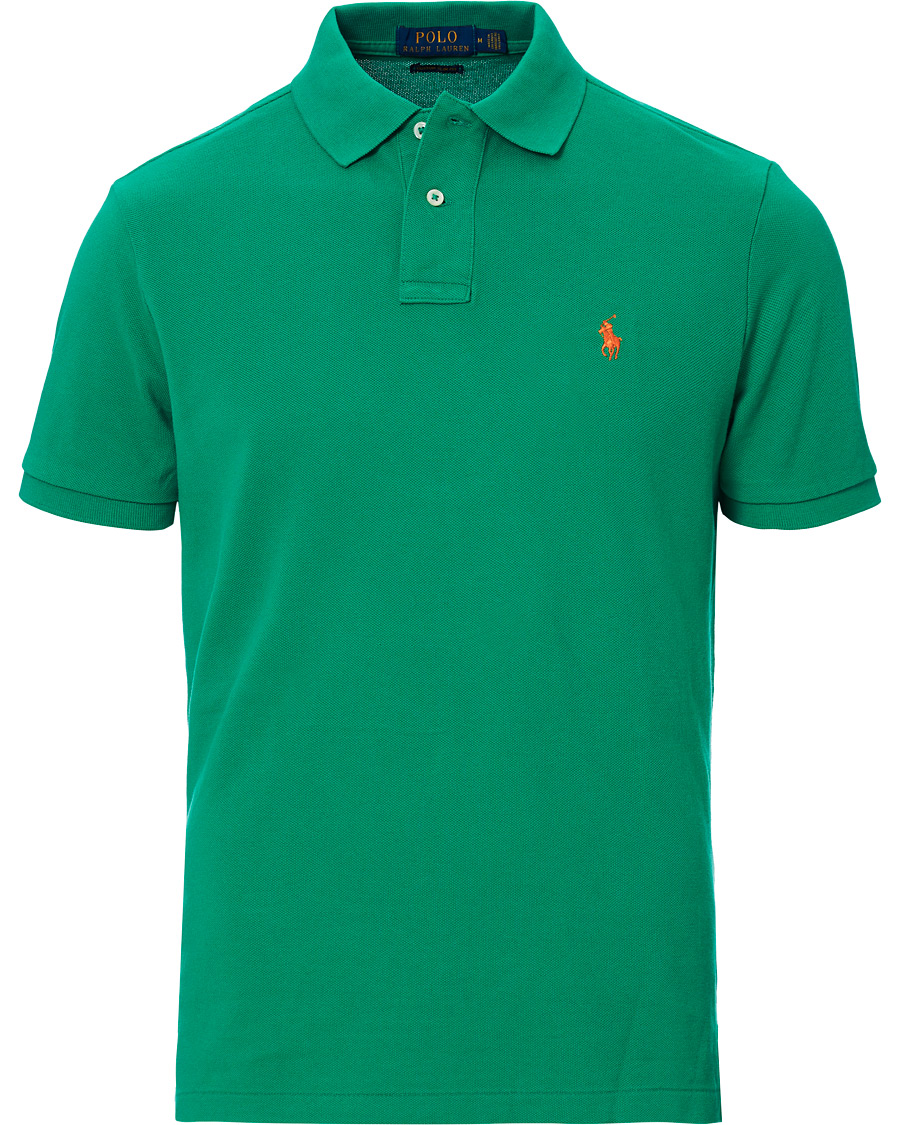 Herre | Polotrøjer | Polo Ralph Lauren | Custom Slim Fit Polo Chroma Green