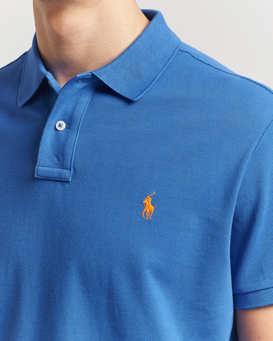 Herre | Polotrøjer | Polo Ralph Lauren | Custom Slim Fit Polo New Iris Blue