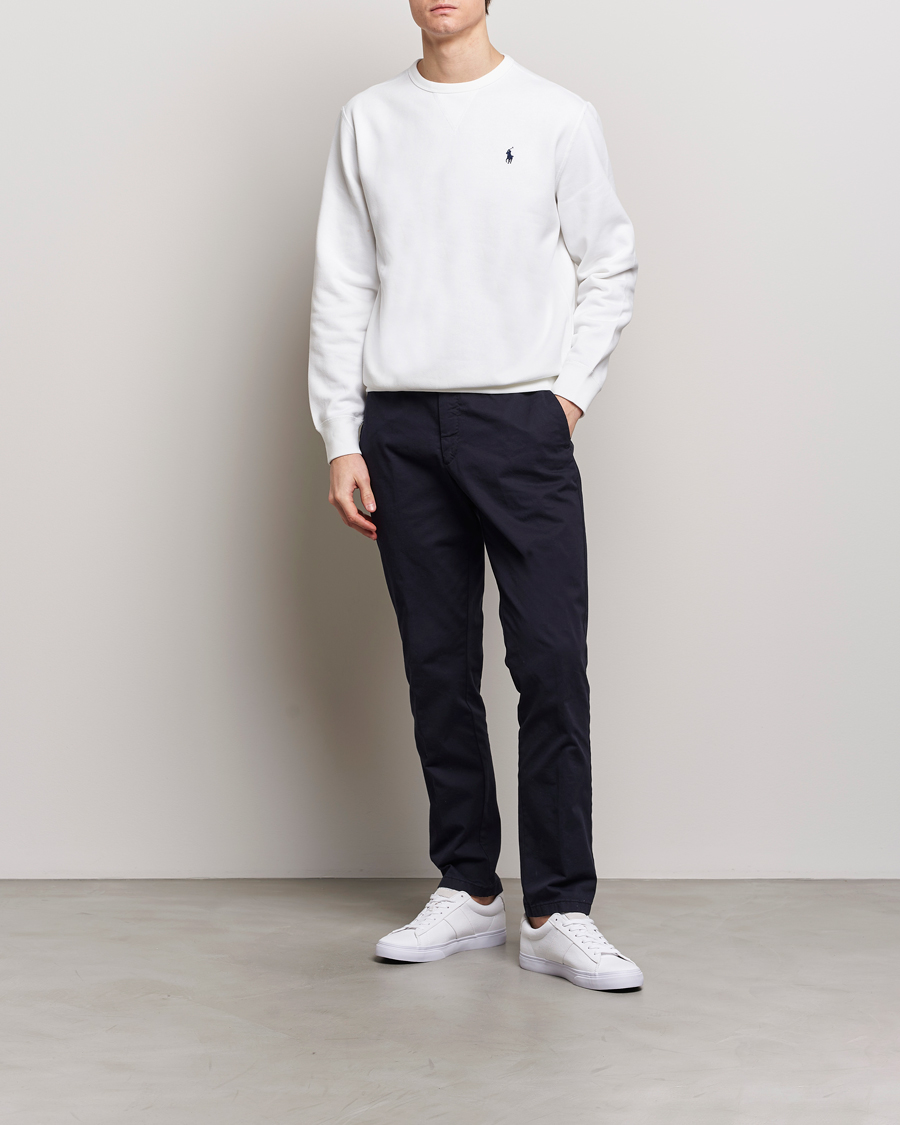 Herre | Trøjer | Polo Ralph Lauren | Crew Neck Sweatshirt White