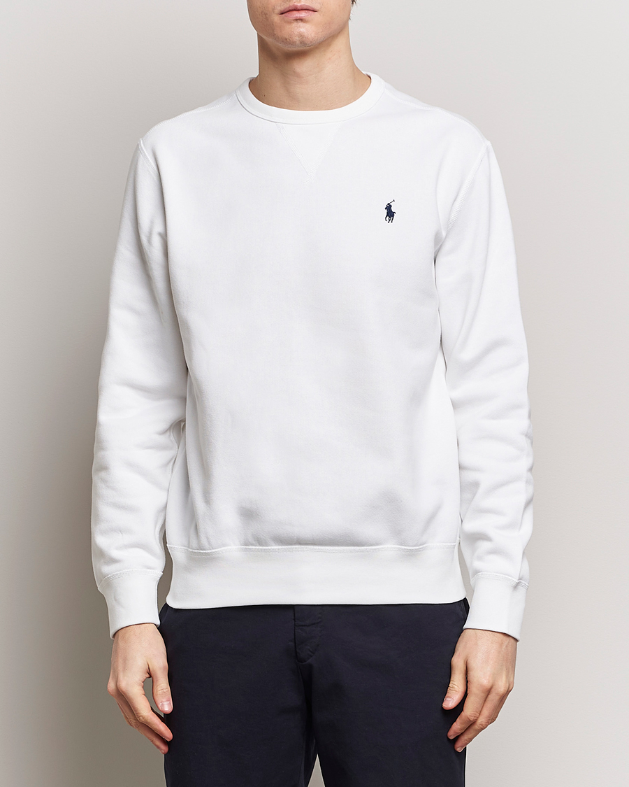 Herre | Polo Ralph Lauren | Polo Ralph Lauren | Crew Neck Sweatshirt White