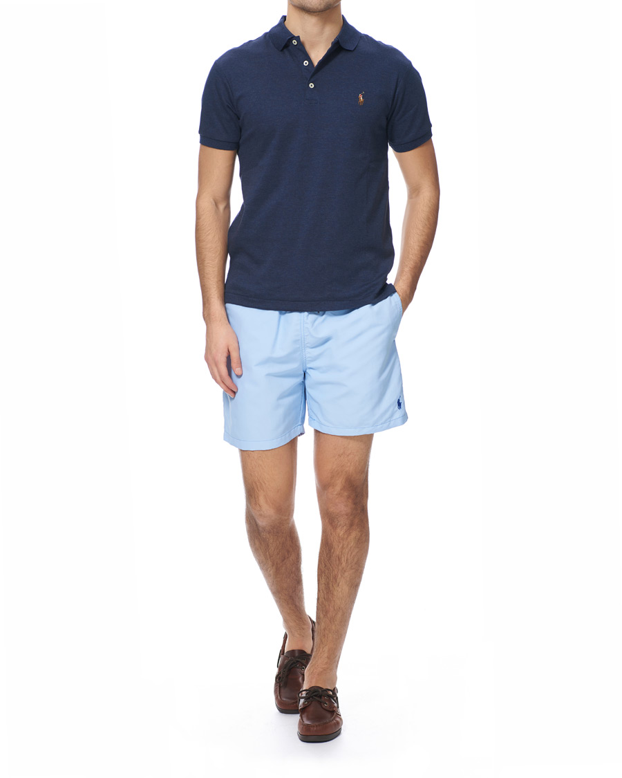 Herre | Badebukser | Polo Ralph Lauren | Traveler Boxer Swimshorts Baby Blue
