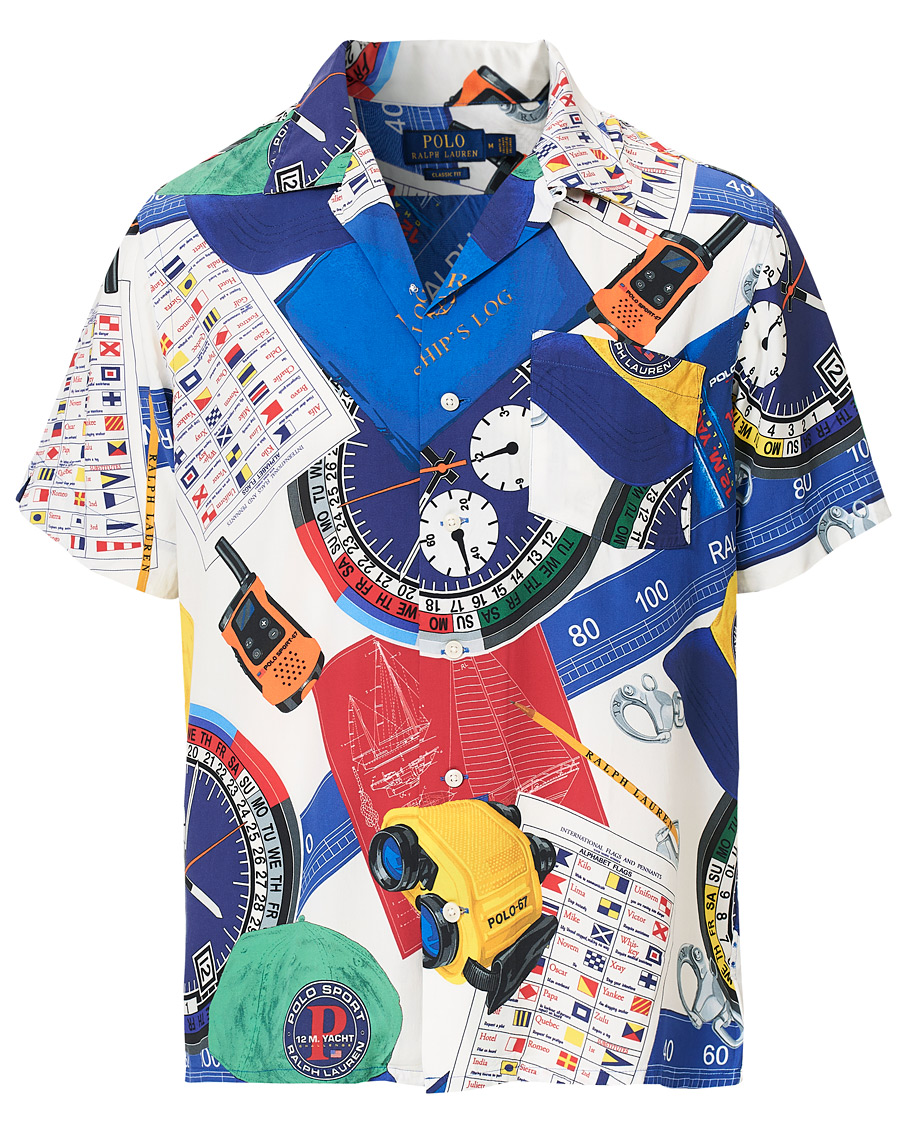 Herre | Skjorter | Polo Ralph Lauren | Printed Short Sleeve Camp Collar Shirt Rayson