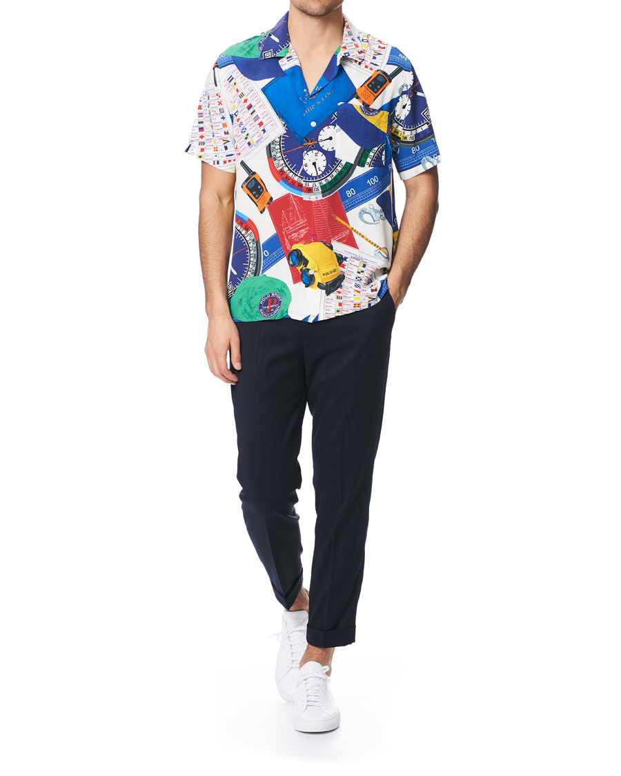 Herre | Skjorter | Polo Ralph Lauren | Printed Short Sleeve Camp Collar Shirt Rayson
