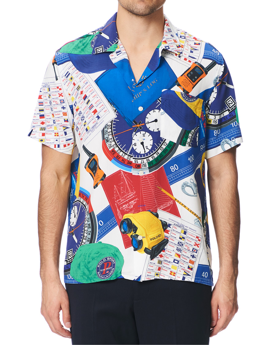 Herre | Skjorter | Polo Ralph Lauren | Printed Short Sleeve Camp Collar Shirt Rayson