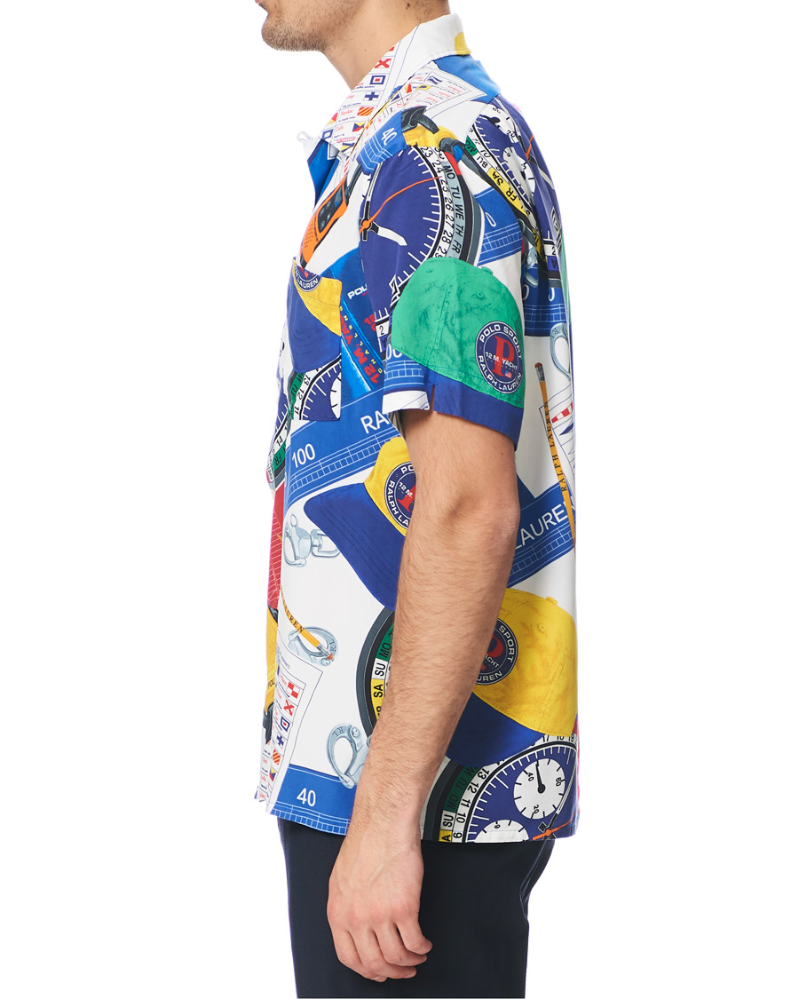 Herre | Skjorter | Polo Ralph Lauren | Printed Short Sleeve Camp Collar Shirt Rayson