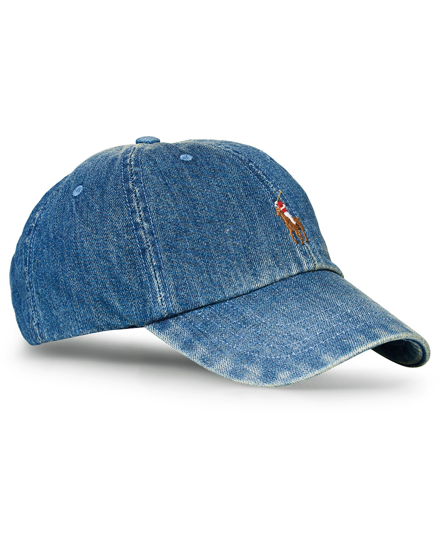 Herre | Polo Ralph Lauren Denim Cap Light Wash Denim | Polo Ralph Lauren | Denim Cap Light Wash Denim
