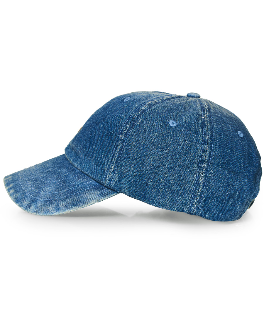 Herre | Polo Ralph Lauren Denim Cap Light Wash Denim | Polo Ralph Lauren | Denim Cap Light Wash Denim