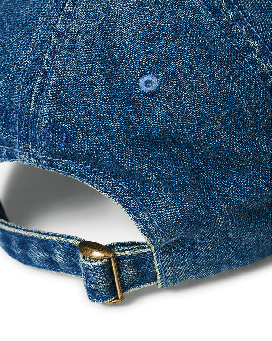 Herre | Polo Ralph Lauren Denim Cap Light Wash Denim | Polo Ralph Lauren | Denim Cap Light Wash Denim