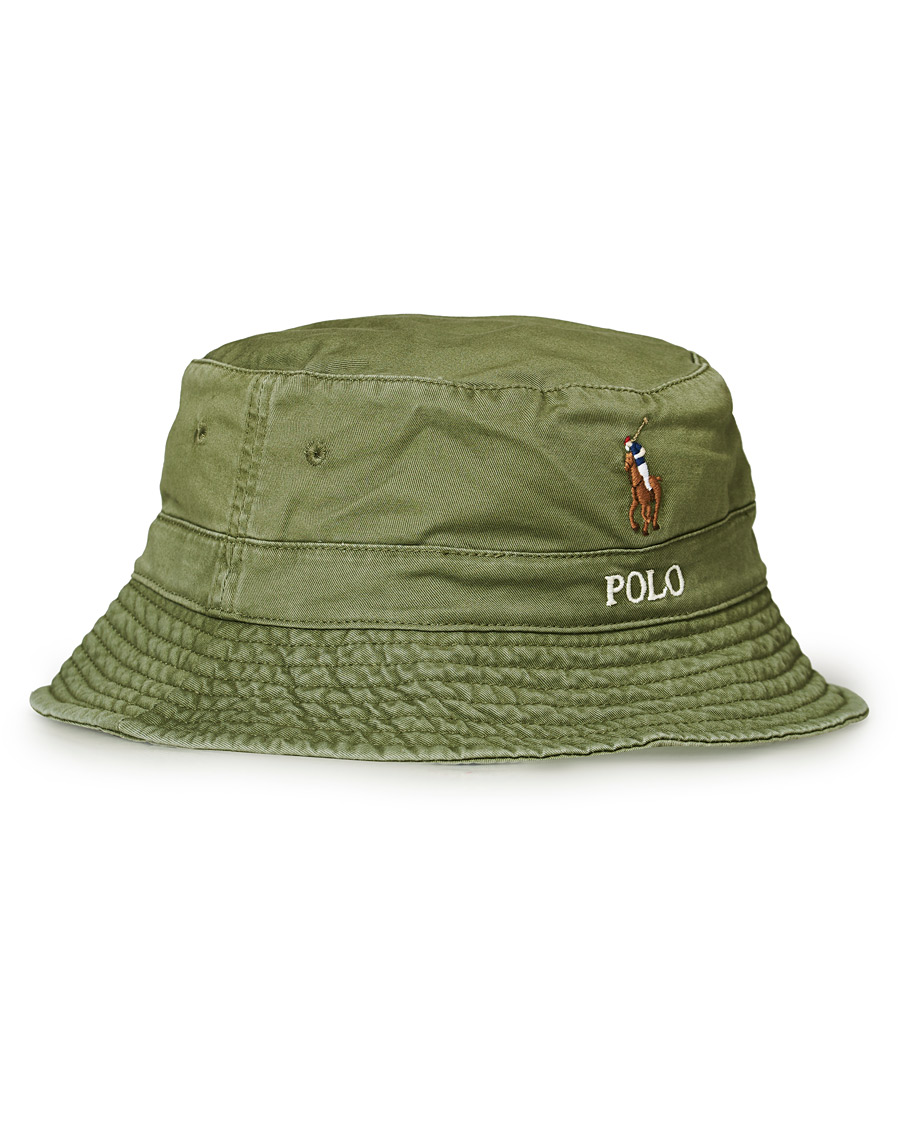Herre | Polo Ralph Lauren Loft Bucket Hat Army Olive | Polo Ralph Lauren | Loft Bucket Hat Army Olive