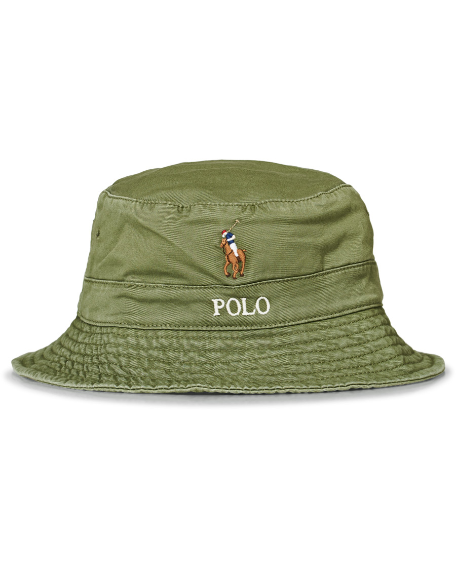 Herre | Polo Ralph Lauren Loft Bucket Hat Army Olive | Polo Ralph Lauren | Loft Bucket Hat Army Olive