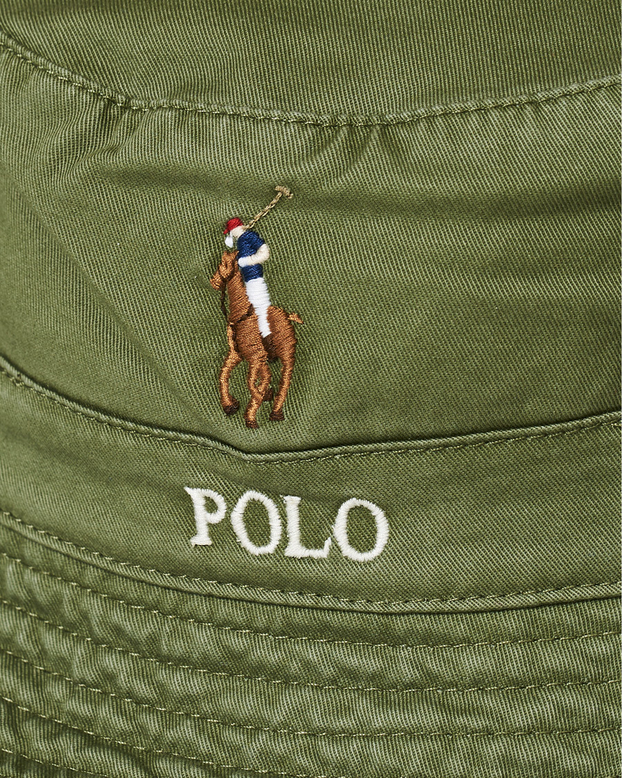 Herre | Polo Ralph Lauren Loft Bucket Hat Army Olive | Polo Ralph Lauren | Loft Bucket Hat Army Olive