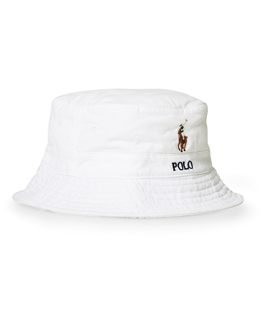 Herre | Polo Ralph Lauren Loft Bucket Hat Pure White | Polo Ralph Lauren | Loft Bucket Hat Pure White