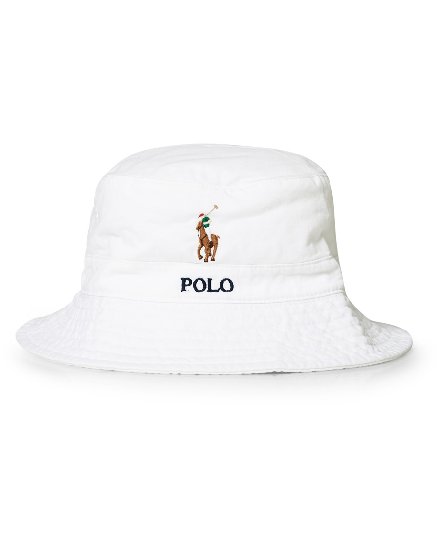 Herre | Polo Ralph Lauren Loft Bucket Hat Pure White | Polo Ralph Lauren | Loft Bucket Hat Pure White