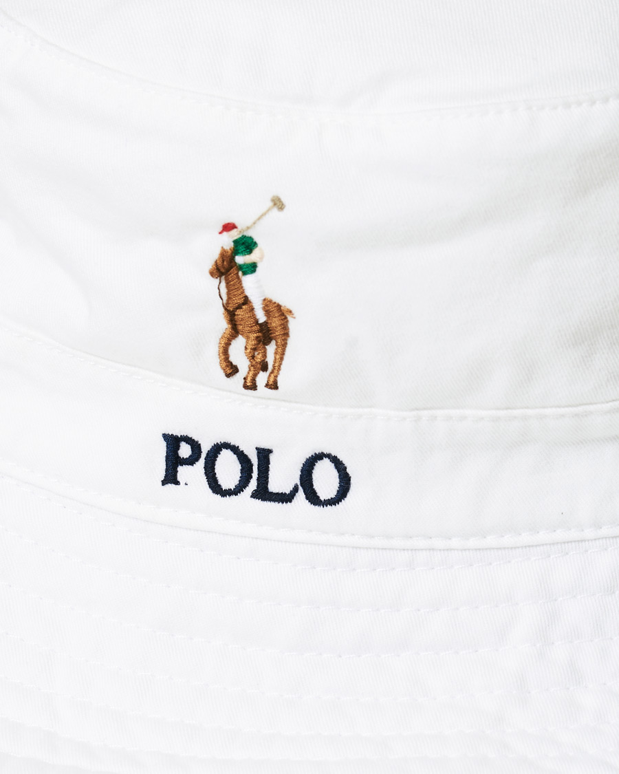 Herre | Polo Ralph Lauren Loft Bucket Hat Pure White | Polo Ralph Lauren | Loft Bucket Hat Pure White