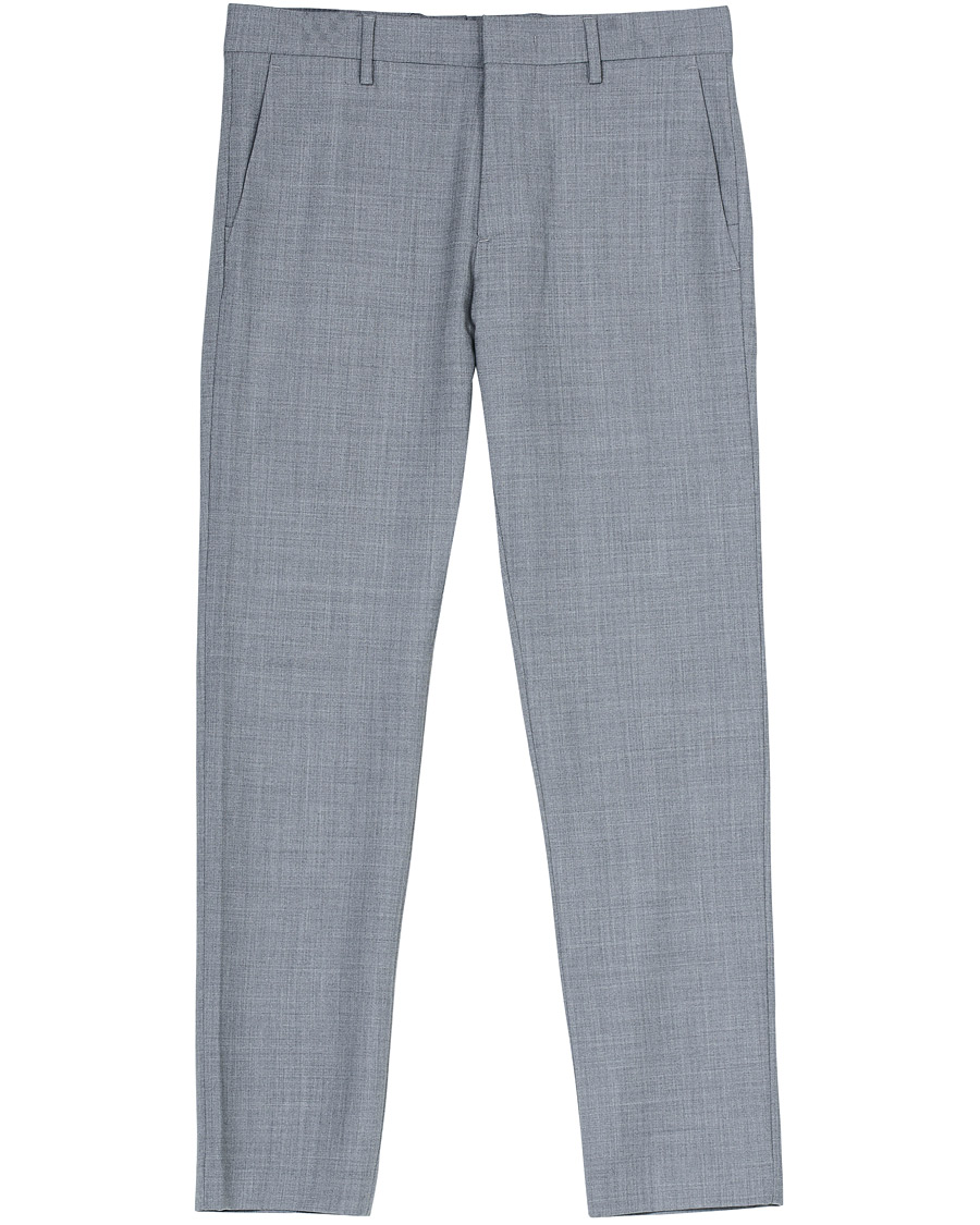 Herre | Bukser | NN07 | Theo Wool Trousers Grey Melange