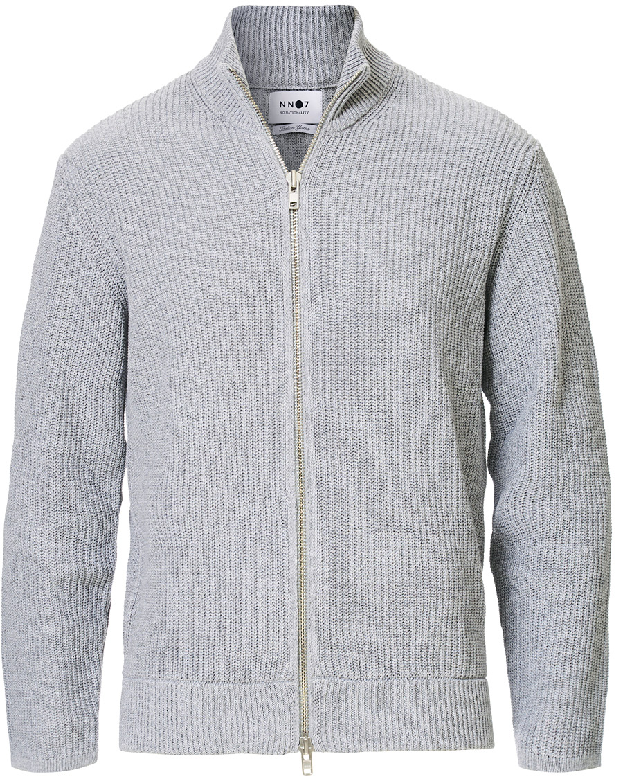 Herre | Trøjer | NN07 | Piet Full Zip Medium Grey