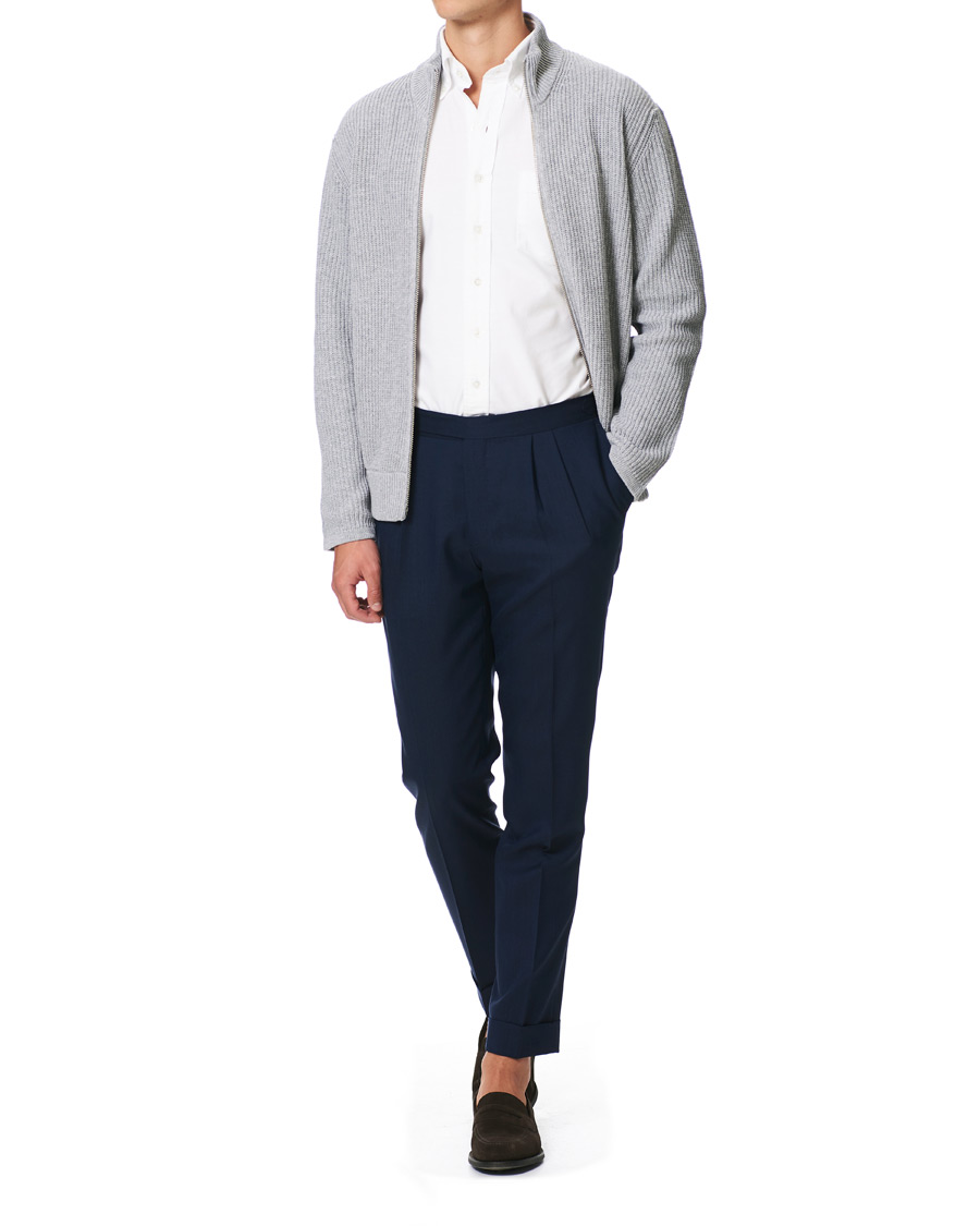 Herre | Trøjer | NN07 | Piet Full Zip Medium Grey