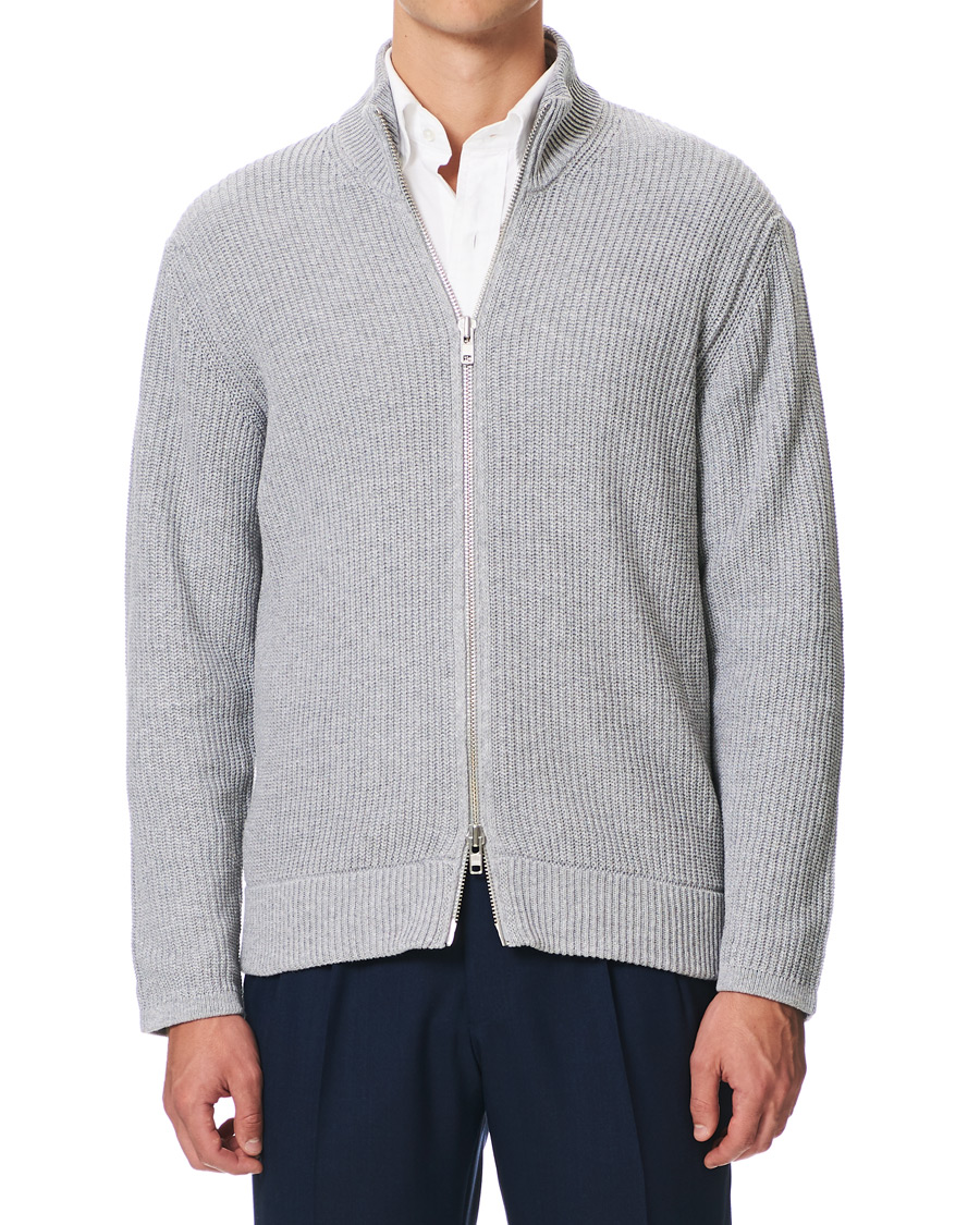 Herre | Trøjer | NN07 | Piet Full Zip Medium Grey
