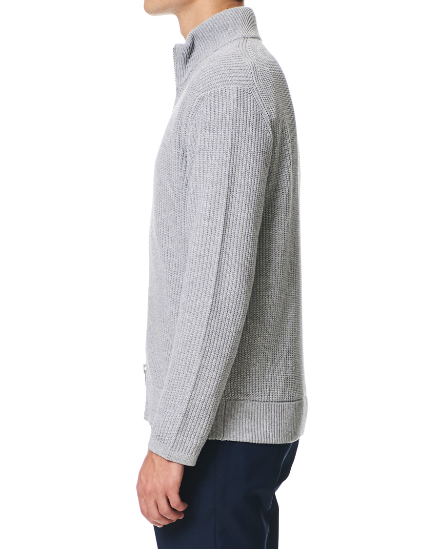 Herre | Trøjer | NN07 | Piet Full Zip Medium Grey