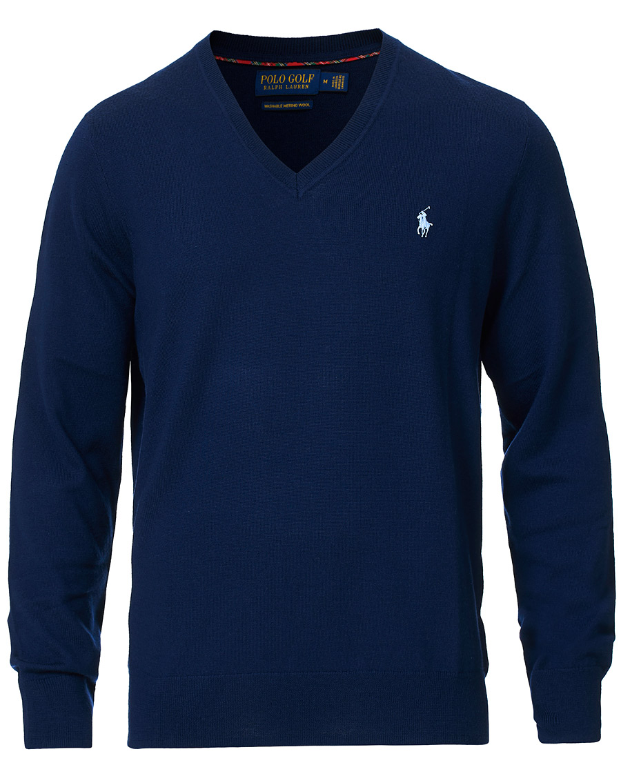Herre | Trøjer | Polo Ralph Lauren Golf | Merino Wool Sweater French Navy