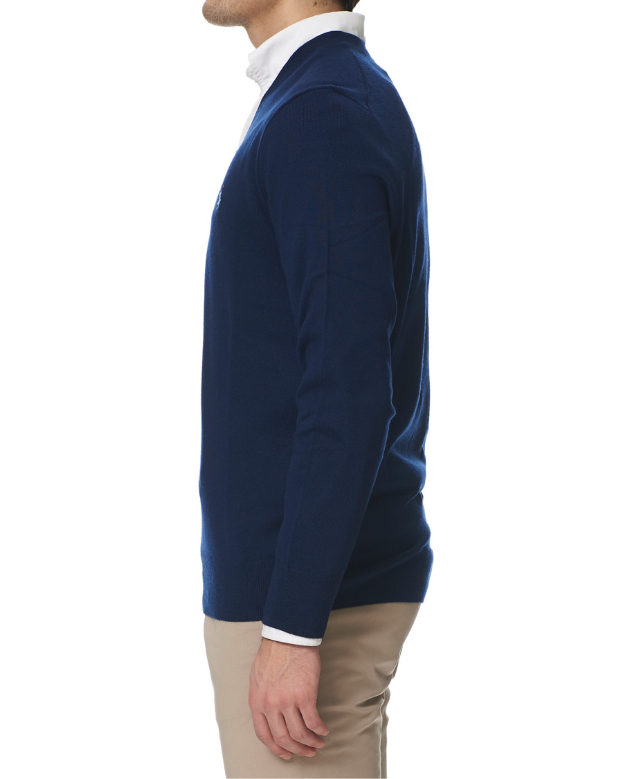 Herre | Trøjer | Polo Ralph Lauren Golf | Merino Wool Sweater French Navy