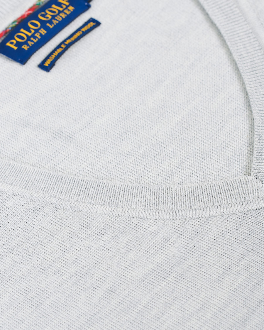Herre | Trøjer | Polo Ralph Lauren Golf | Merino Wool Sweater Light Pebble Heather
