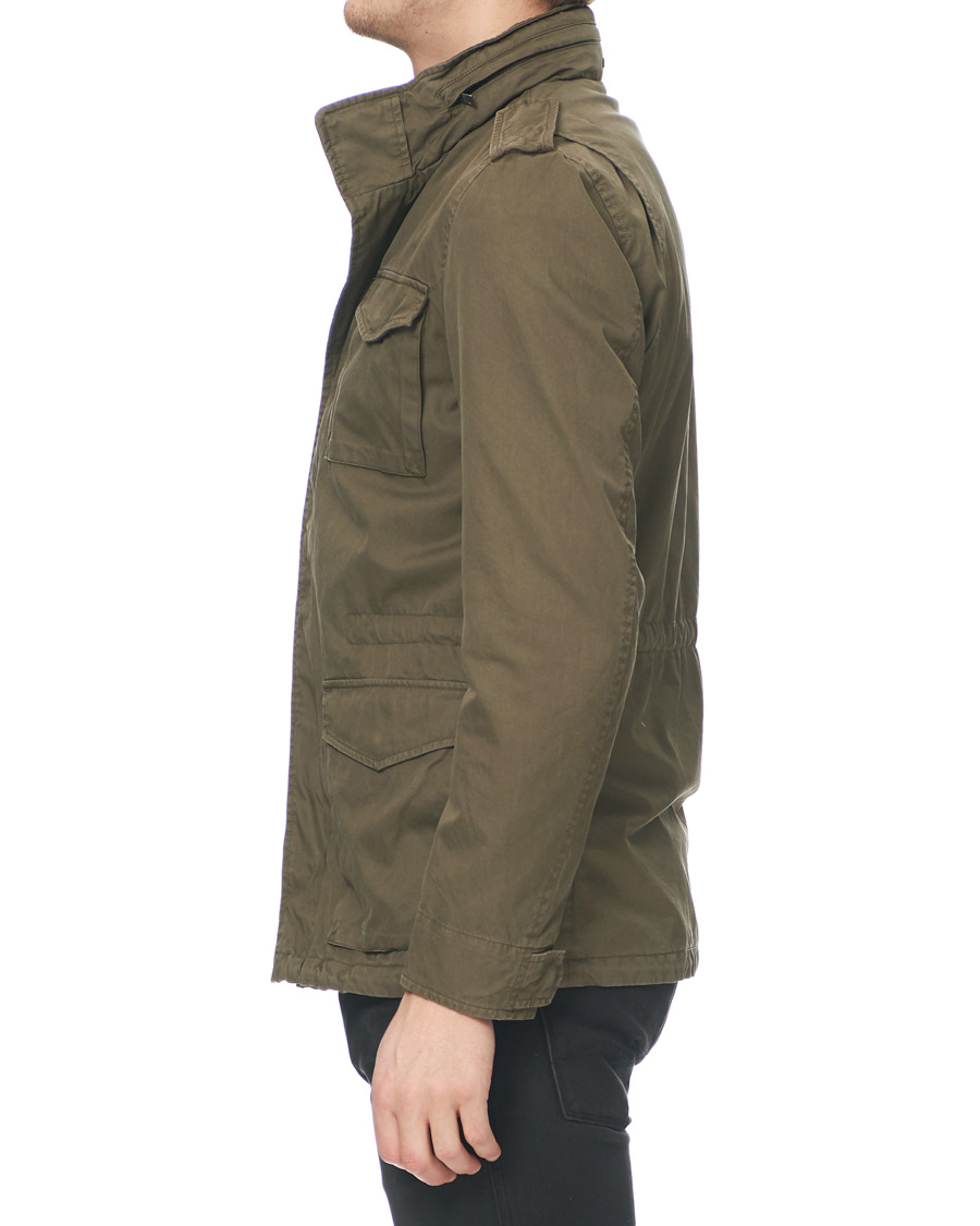 Herre | Jakker | Herno | Cotton Field Jacket Military Green